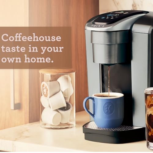 Keurig K Elite Single Serve Coffee Maker Strength & Temp Control Iced 8-12oz Brushed Slate