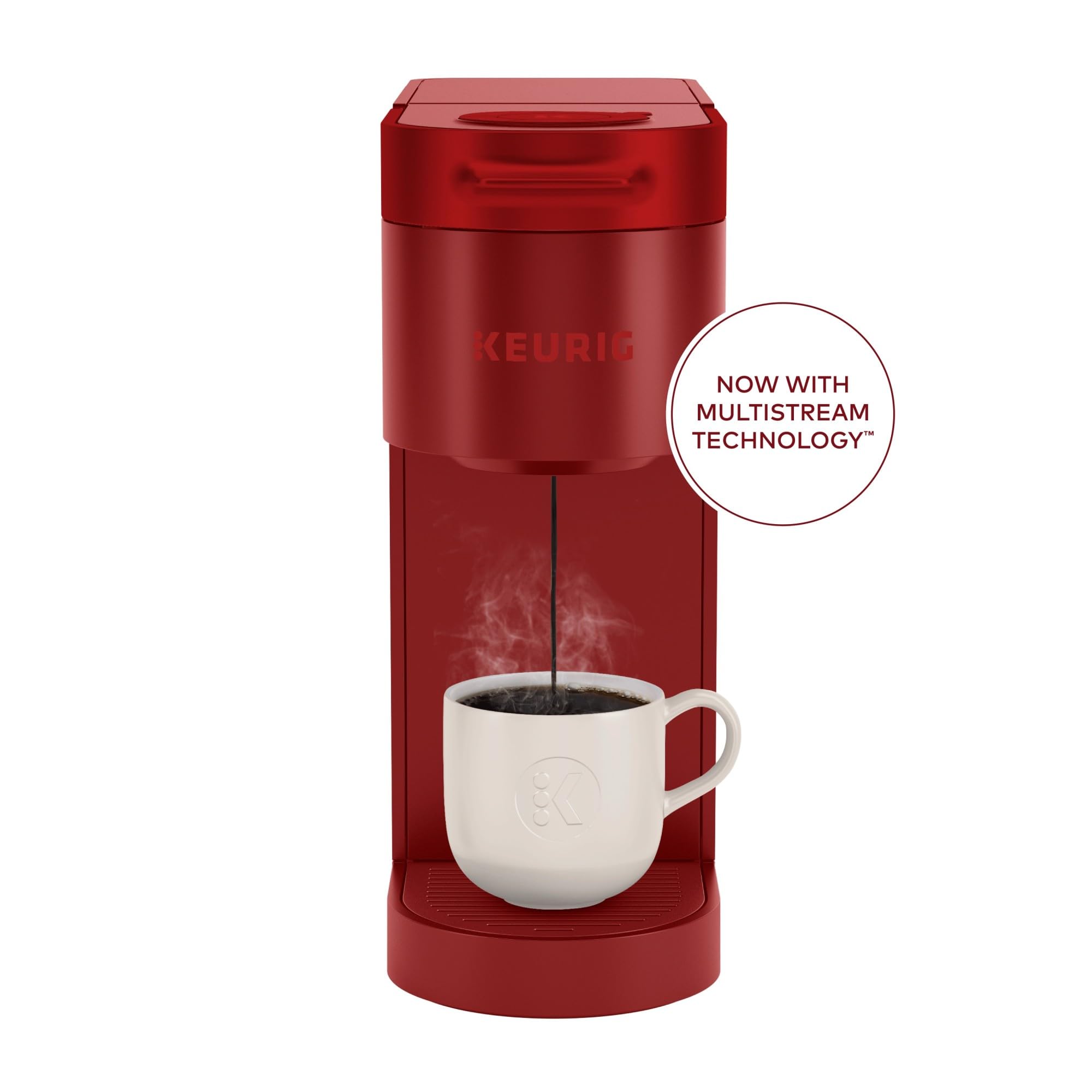 Keurig K Slim Single Serve Coffee Maker Multistream 3 Brew Sizes 46oz Reservoir Black