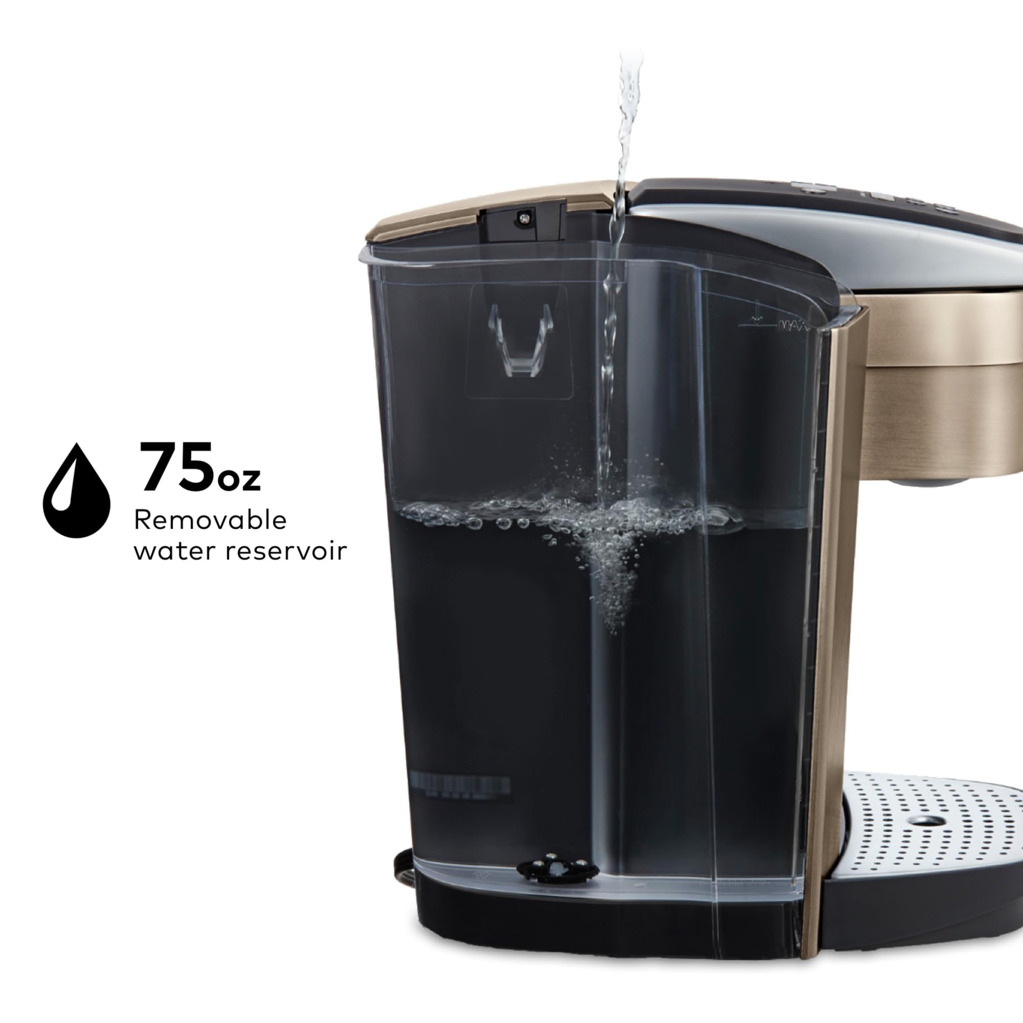Keurig K Elite Single Serve Coffee Maker Strength & Temp Control Iced 8-12oz Brushed Slate