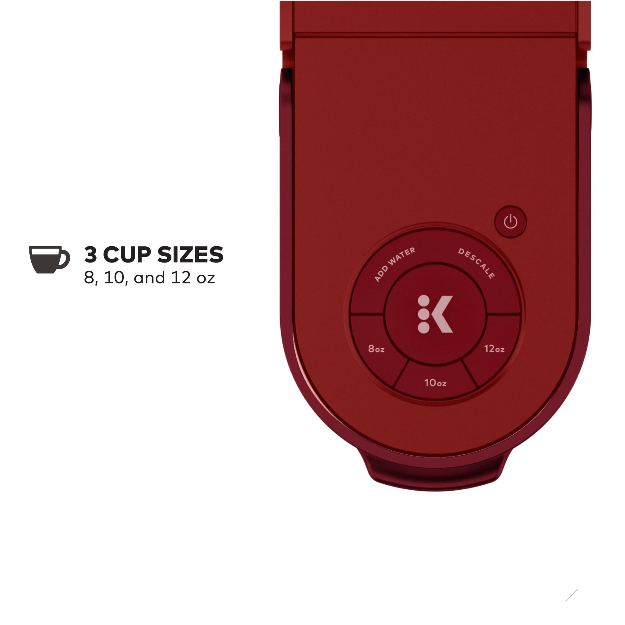 Keurig K Slim Single Serve Coffee Maker Multistream 3 Brew Sizes 46oz Reservoir Black
