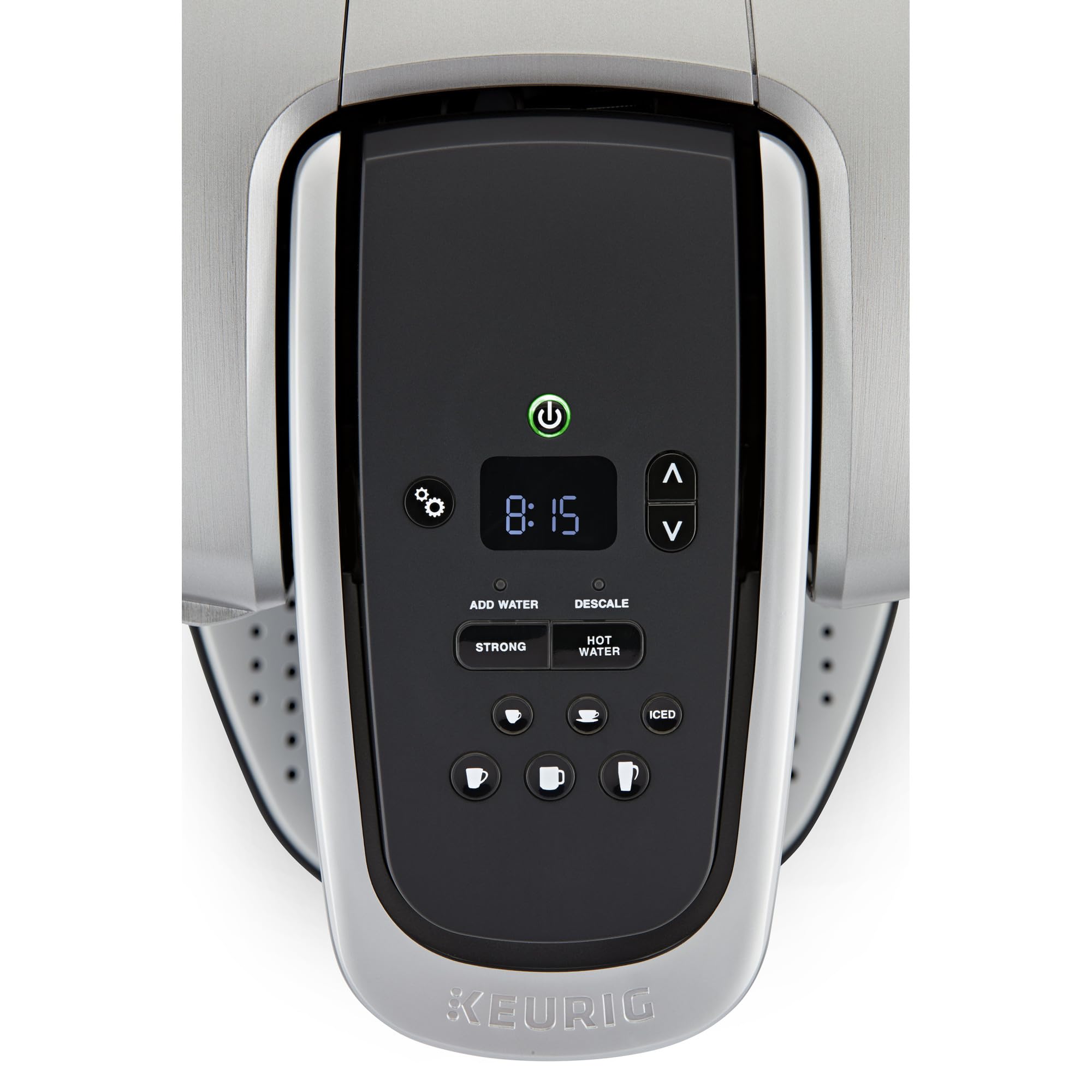 Keurig K Elite Single Serve Coffee Maker Strength & Temp Control Iced 8-12oz Brushed Slate
