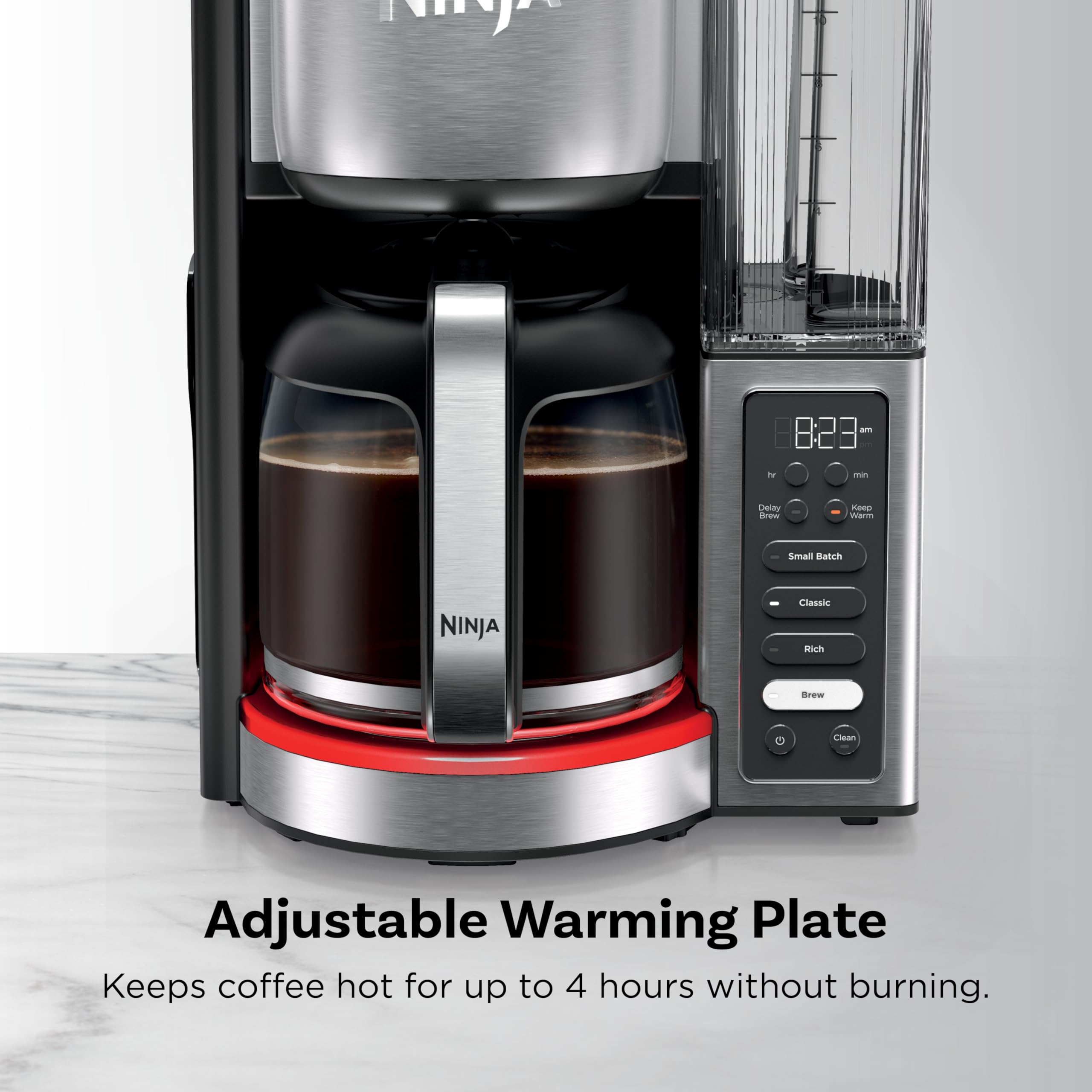 Ninja 12 Cup Programmable Coffee Brewer 2 Brew Styles 60oz Reservoir Black Stainless