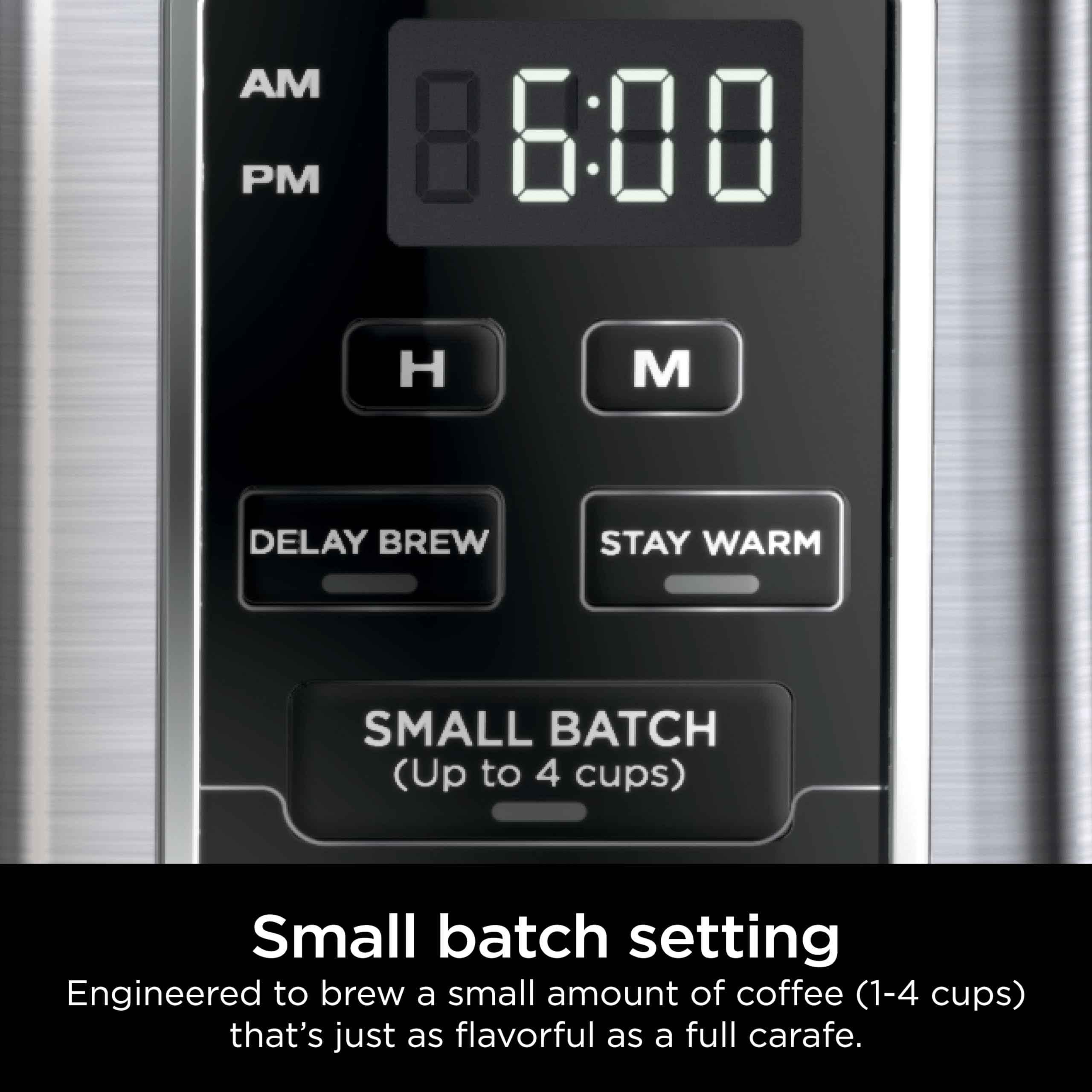 Ninja 12 Cup Programmable Coffee Brewer 2 Brew Styles 60oz Reservoir Black Stainless