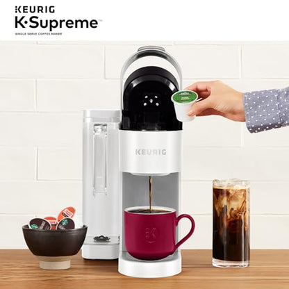 Keurig K Supreme Single Serve Coffee Maker MultiStream 4 Brew Sizes 66oz Reservoir Black