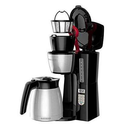 BLACK+DECKER 12 Cup Thermal Programmable Coffee Maker Brew Strength VORTEX CM2046S