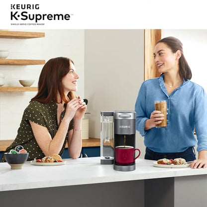 Keurig K Supreme Single Serve Coffee Maker MultiStream 4 Brew Sizes 66oz Reservoir Black