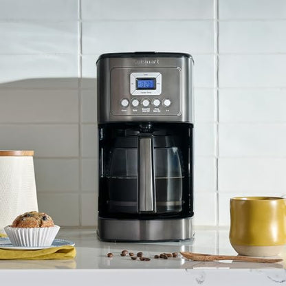 Cuisinart 14 Cup Programmable Coffee Maker PerfecTemp Glass Carafe DCC-3200NAS Stainless