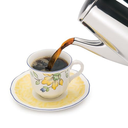 Presto 02811 Stainless Steel Electric Coffee Percolator 12 Cup Easy Pour Stay Cool