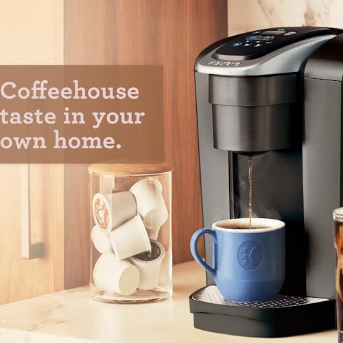 Keurig K Elite Single Serve Coffee Maker Strength & Temp Control Iced 8-12oz Brushed Slate