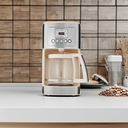 Cuisinart 14 Cup Programmable Coffee Maker PerfecTemp Glass Carafe DCC-3200NAS Stainless