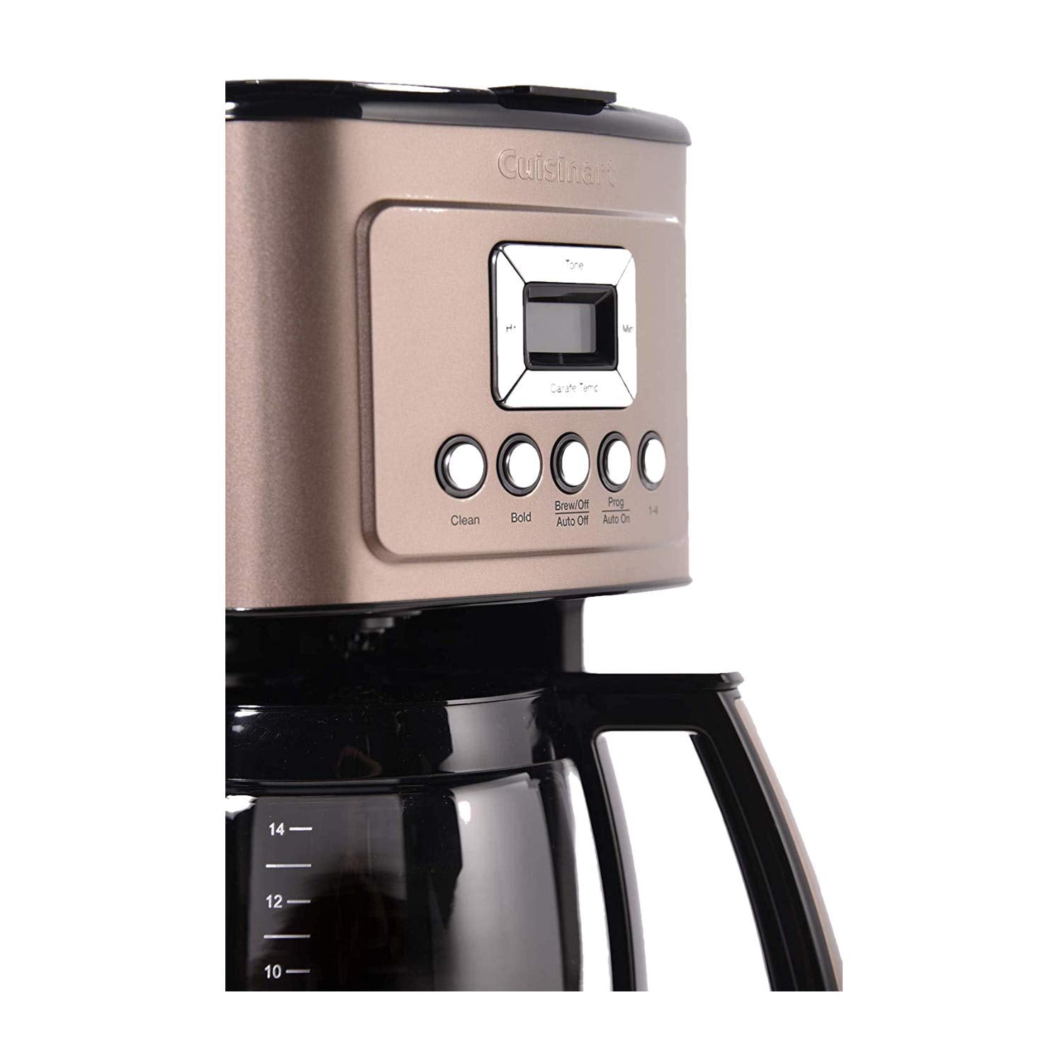 Cuisinart 14 Cup Programmable Coffee Maker PerfecTemp Glass Carafe DCC-3200NAS Stainless