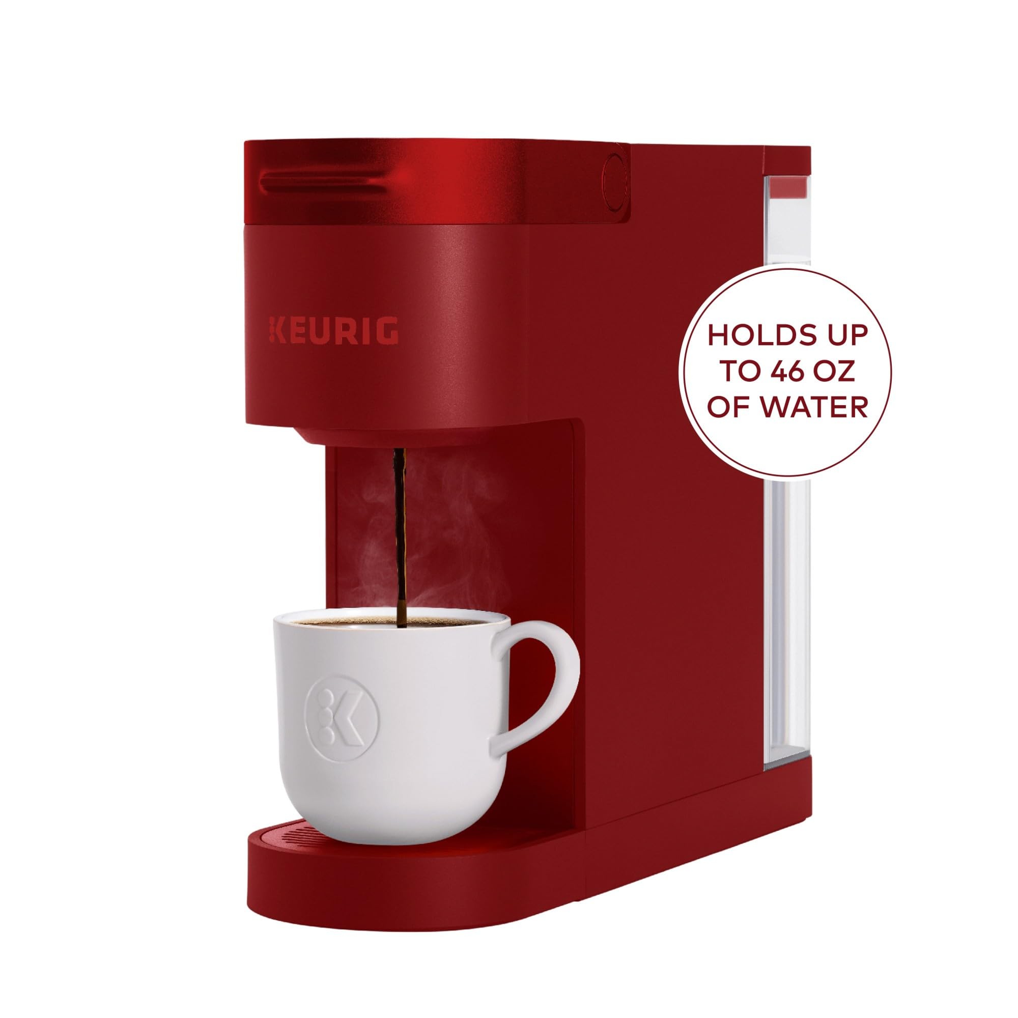 Keurig K Slim Single Serve Coffee Maker Multistream 3 Brew Sizes 46oz Reservoir Black