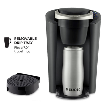 Keurig K Compact Single Serve Coffee Maker 3 Brew Sizes 36oz Reservoir Black