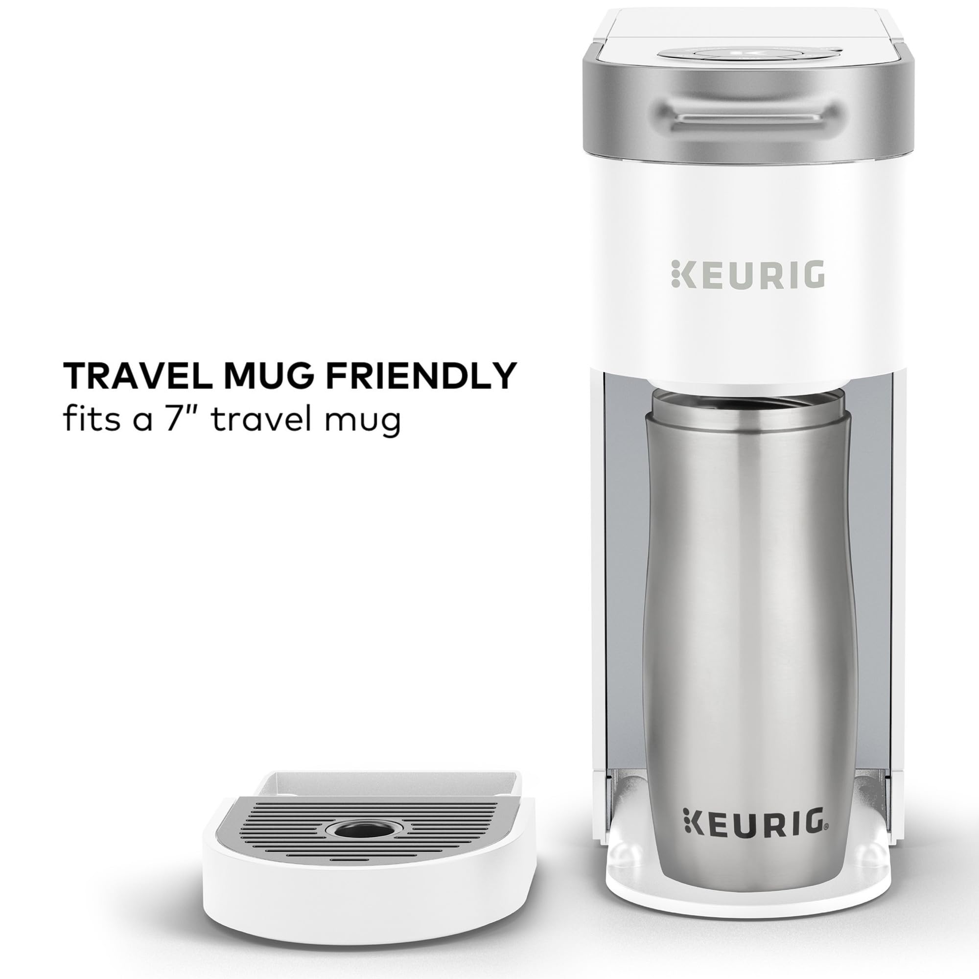 Keurig K Slim Single Serve Coffee Maker Multistream 3 Brew Sizes 46oz Reservoir Black