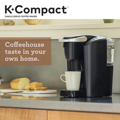 Keurig K Compact Single Serve Coffee Maker 3 Brew Sizes 36oz Reservoir Black