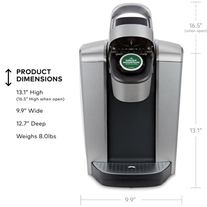 Keurig K Elite Single Serve Coffee Maker Strength & Temp Control Iced 8-12oz Brushed Slate