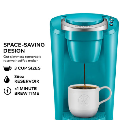 Keurig K Compact Single Serve Coffee Maker 3 Brew Sizes 36oz Reservoir Black