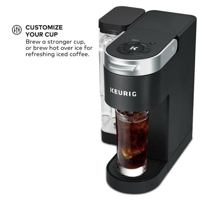 Keurig K Supreme Single Serve Coffee Maker MultiStream 4 Brew Sizes 66oz Reservoir Black