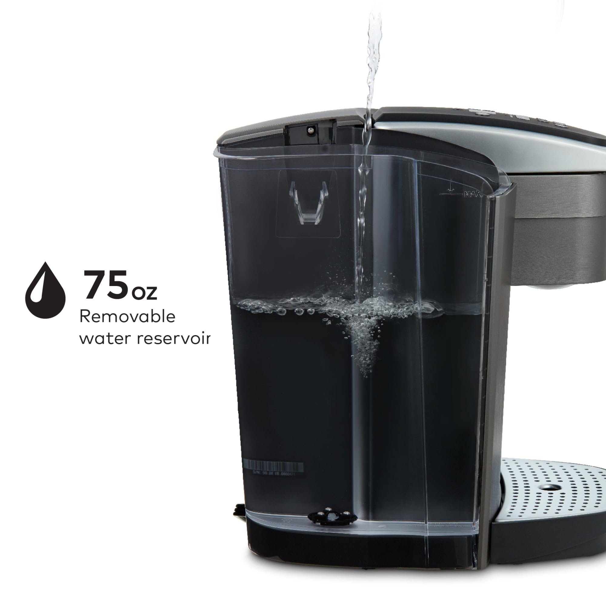 Keurig K Elite Single Serve Coffee Maker Strength & Temp Control Iced 8-12oz Brushed Slate