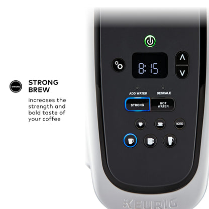 Keurig K Elite Single Serve Coffee Maker Strength & Temp Control Iced 8-12oz Brushed Slate