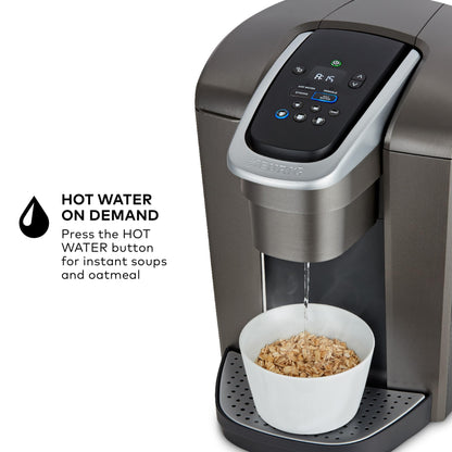 Keurig K Elite Single Serve Coffee Maker Strength & Temp Control Iced 8-12oz Brushed Slate