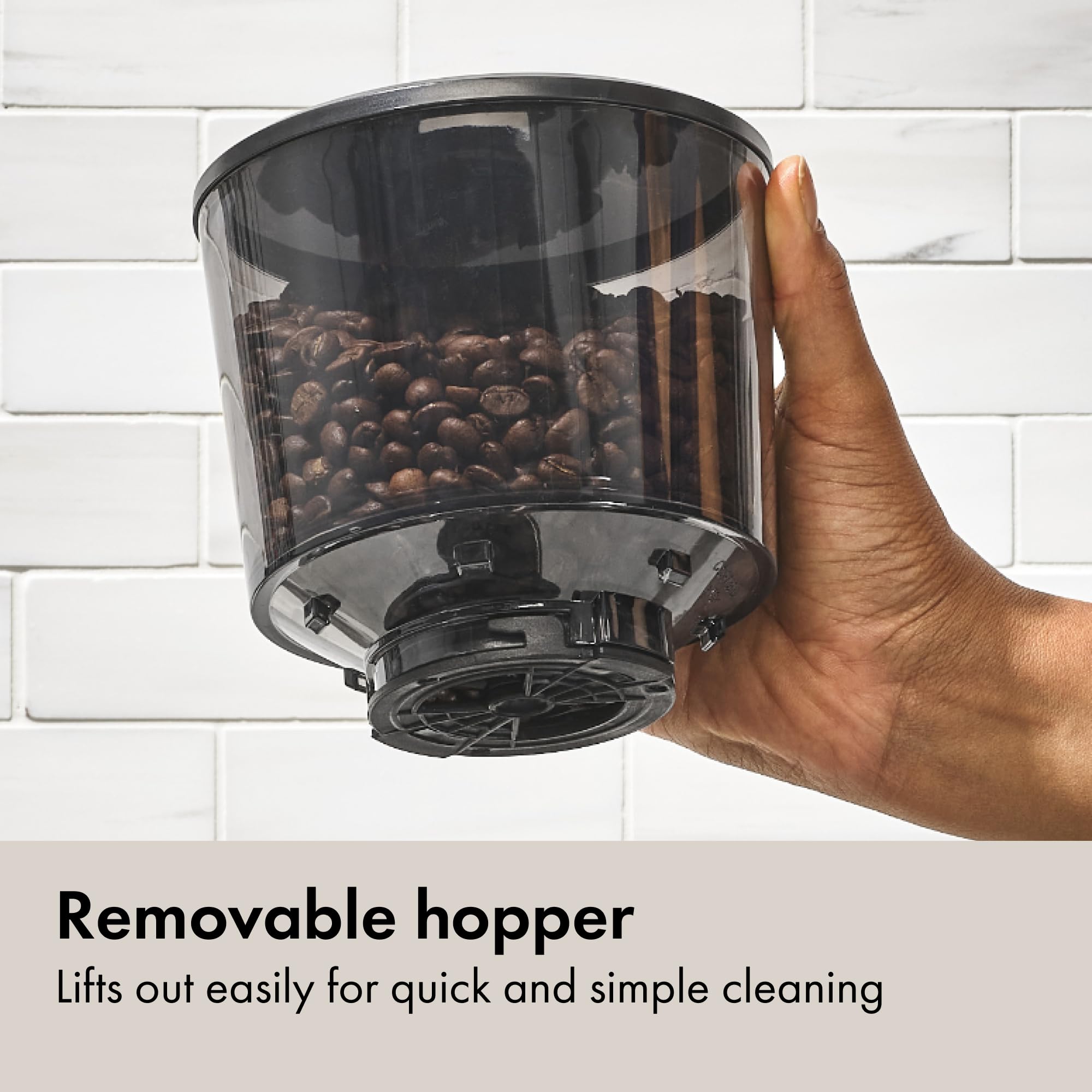OXO Brew Conical Burr Coffee Grinder Stainless Steel One Touch Smart Grind