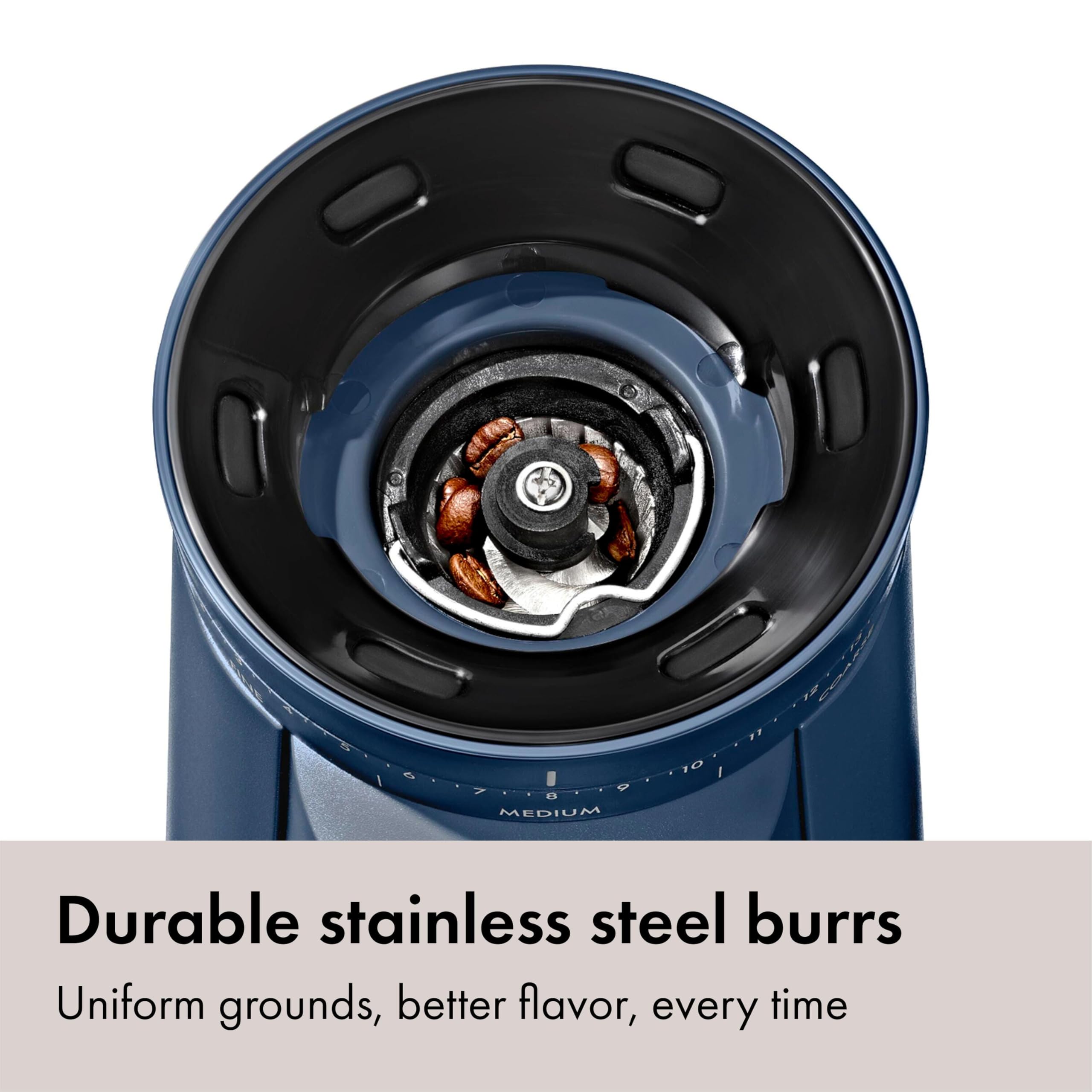 OXO Brew Conical Burr Coffee Grinder Stainless Steel One Touch Smart Grind