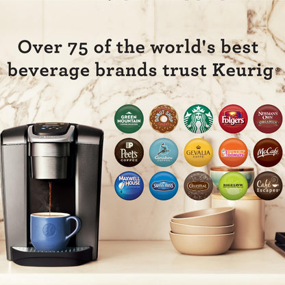 Keurig K Elite Single Serve Coffee Maker Strength & Temp Control Iced 8-12oz Brushed Slate