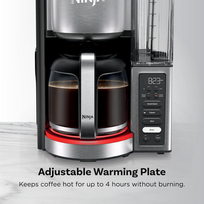 Ninja 12 Cup Programmable Coffee Brewer 2 Brew Styles 60oz Reservoir Black Stainless
