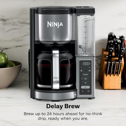 Ninja 12 Cup Programmable Coffee Brewer 2 Brew Styles 60oz Reservoir Black Stainless