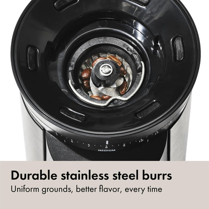 OXO Brew Conical Burr Coffee Grinder Stainless Steel One Touch Smart Grind